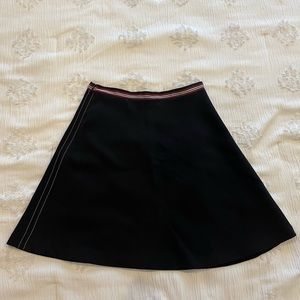 sandro black mini skirt, size xs